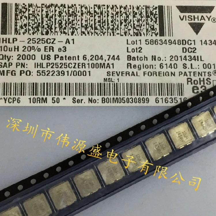 10 шт./лот IHLP-2525CZ-01 VISHAY SMD 100% Новый оригинальный | Электроника