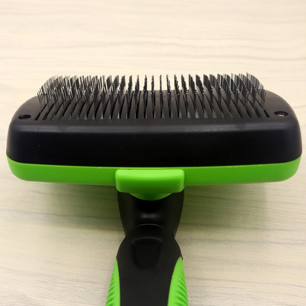 

Dog Brush Pet Grooming Cat Hair Brush Self Cleaning Slicker Brush For Shedding Hair Automatic Hair Brush Trimmer Pet Products