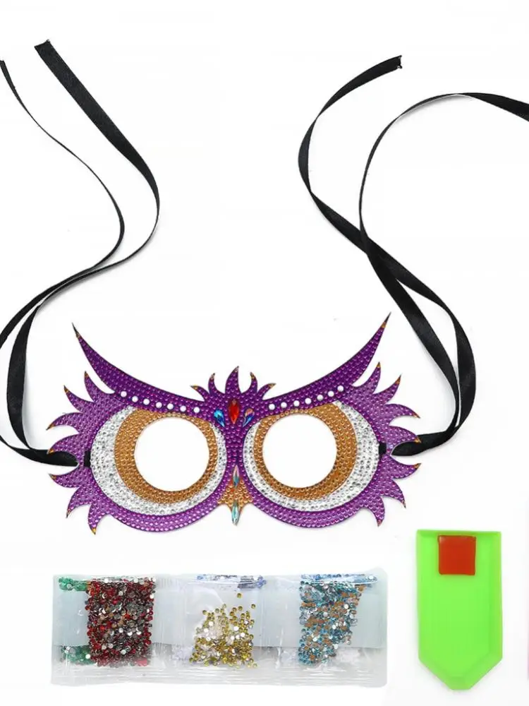 Diy Diamond Painting Mask Special-shaped Crafts Cross Stitch Ball Party | Masks & Eyewear