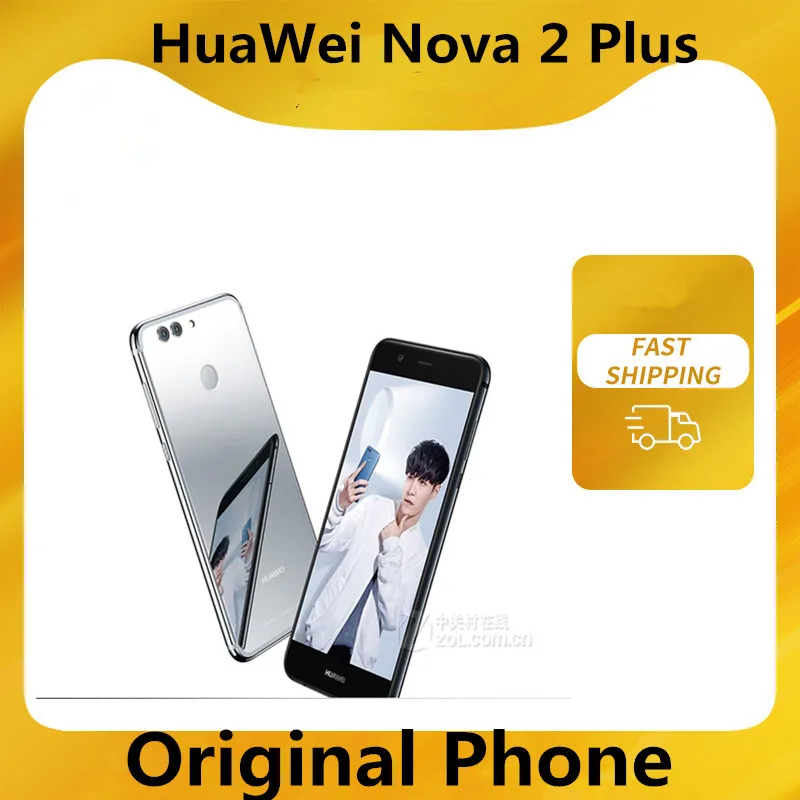 Оригинальный смартфон HuaWei Nova 2 Plus 4G LTE 659 Мп + 5 128 МП Kirin дюйма x сканер отпечатка