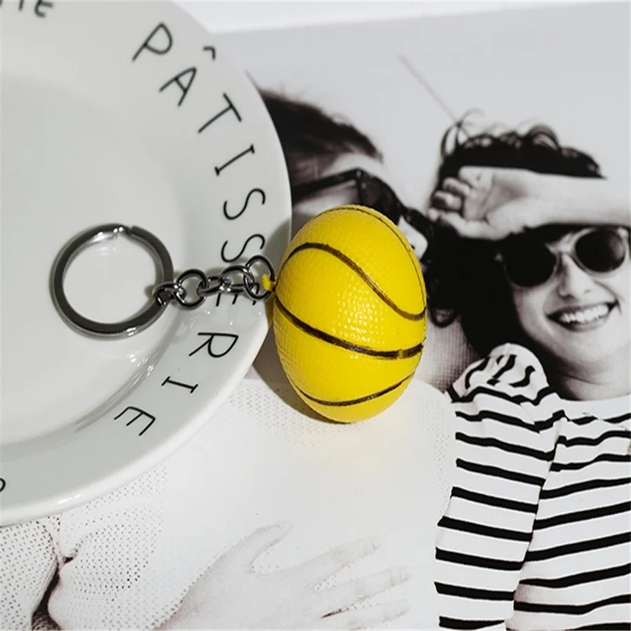 5 шт./лот кулон в виде баскетбольного мяча Брелок Детские День Святого Валентина
