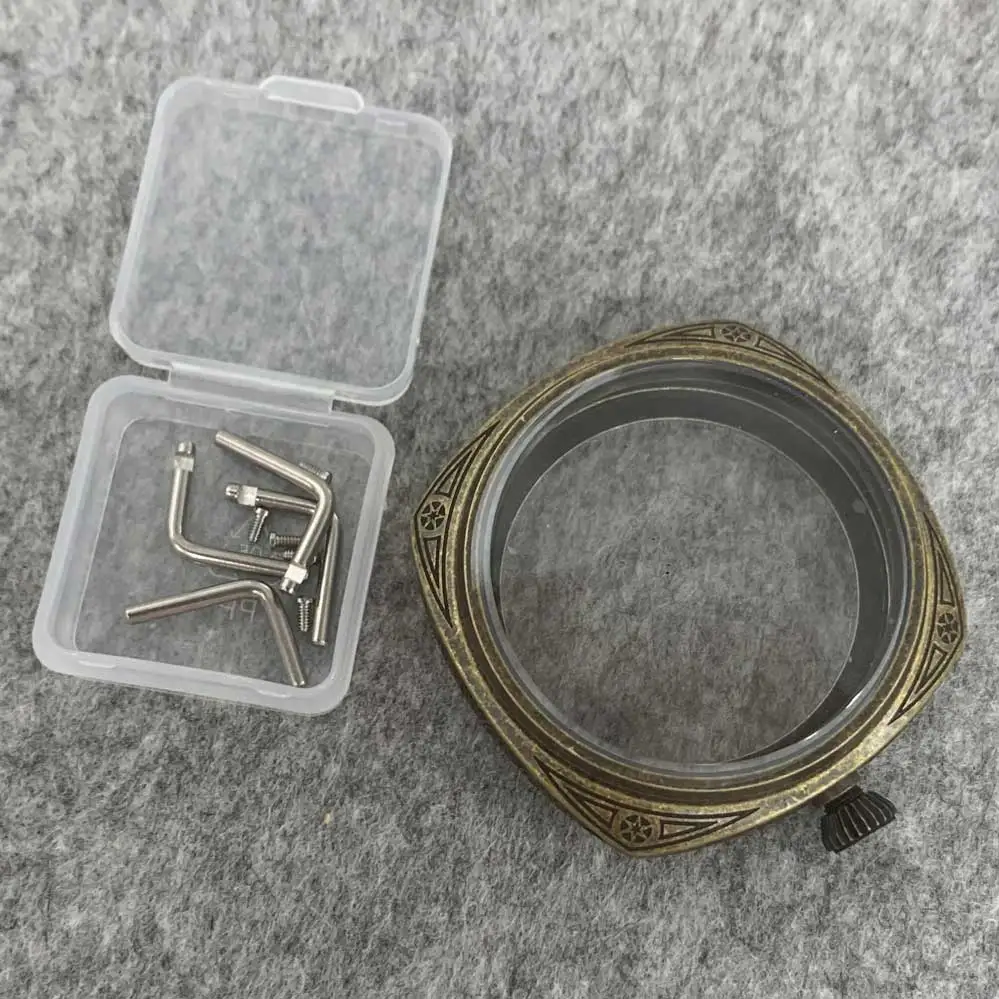 Чехол для часов из нержавеющей стали 316L с гальваническим покрытием и гравировкой