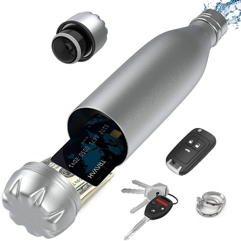 Утечки воды бутылки может безопасно Нержавеющая сталь стакан с скрывает пятна