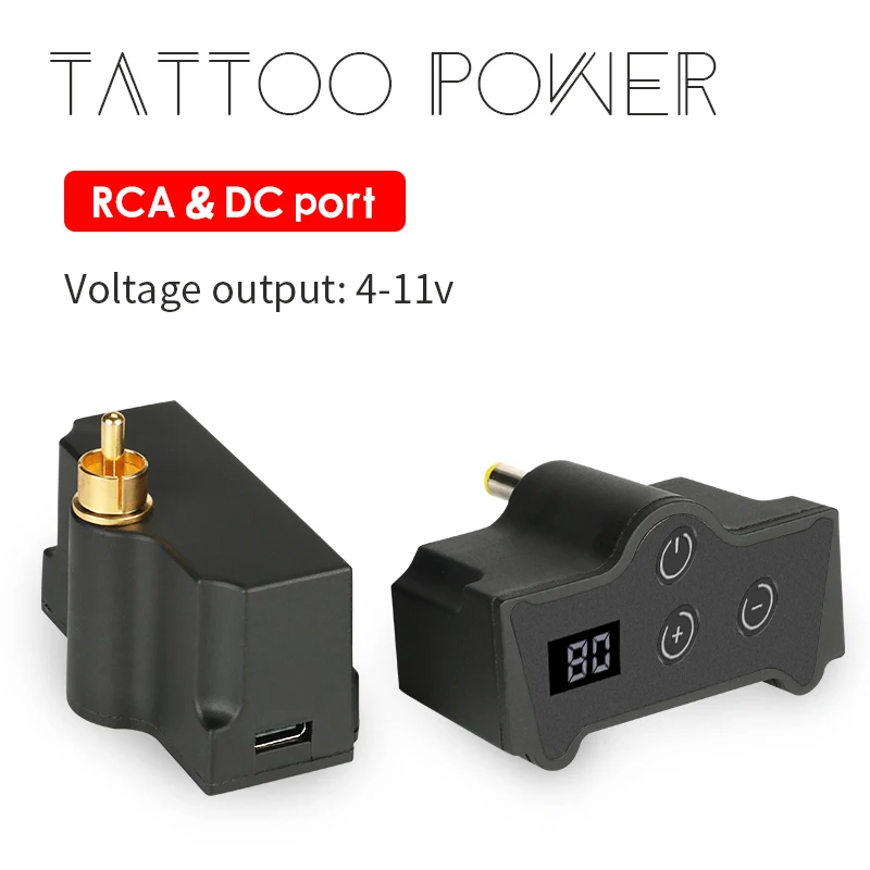 

Беспроводной мини-блок питания для тату RCA/DC/Audio, разъем 3,5 мм, поставщик тату-машинок