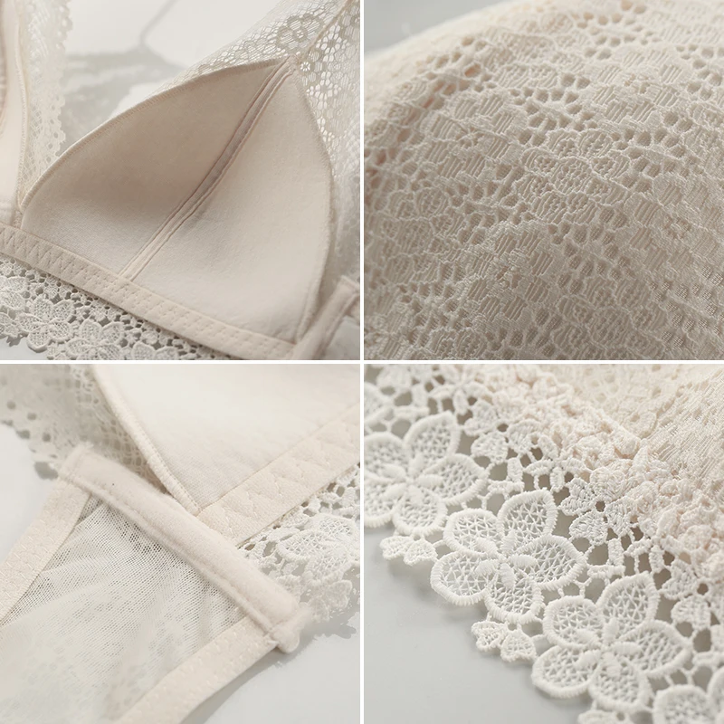 LILYMODA Новое поступление высокое качество удобный женский беспроводной кружевной