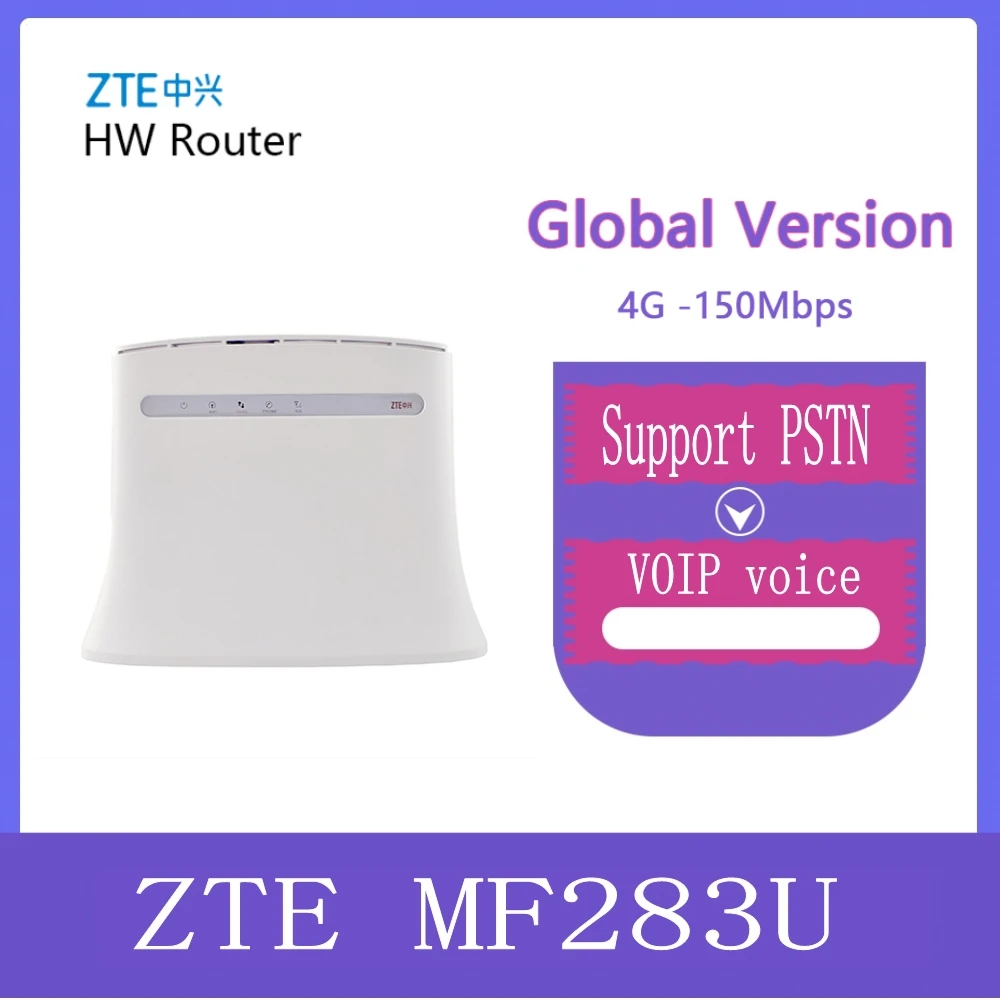 Wi-Fi-Роутер ZTE roke-4 G маршрутизатор с антенной MF283 MF283u 4g LTE rj11 4G беспроводная точка