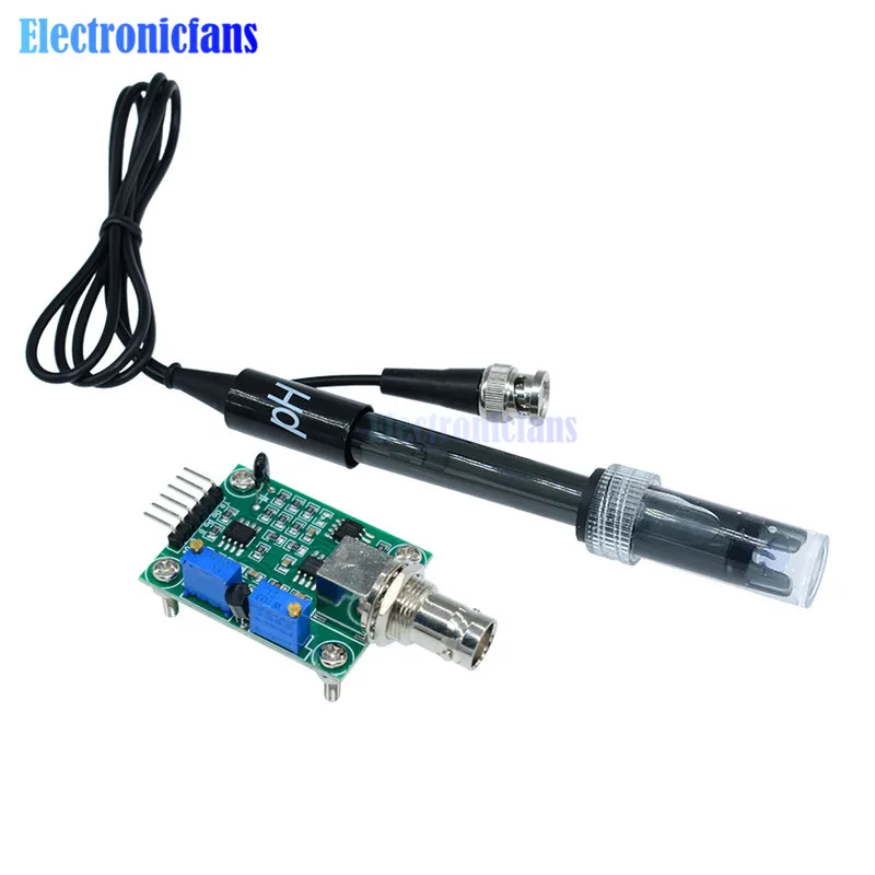 Модуль датчика регулятора обнаружения жидкого рН значения PH 0 14 измеритель