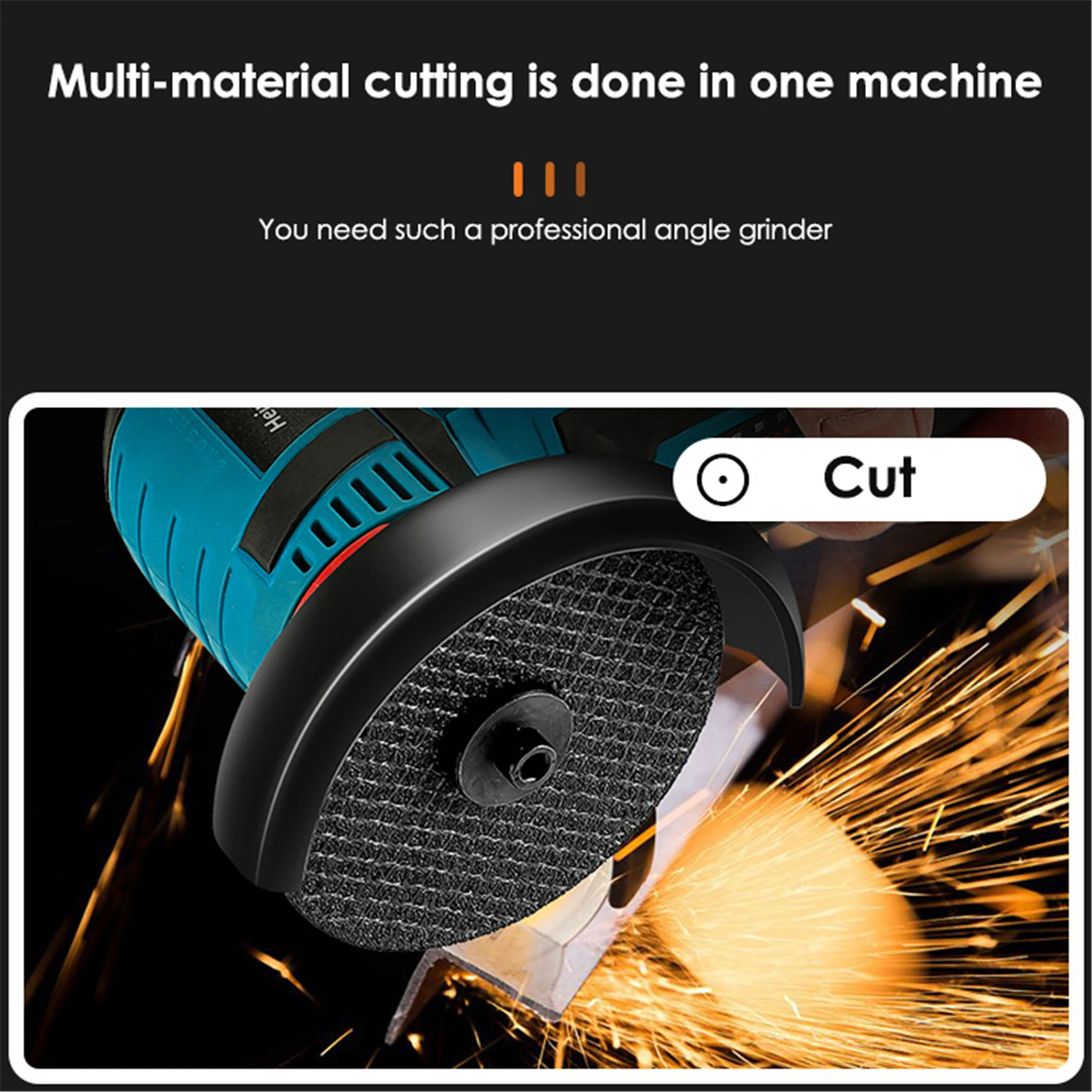 Мини-угловая шлифовальная машина 19500 об/мин Беспроводная электрическая угловая 12