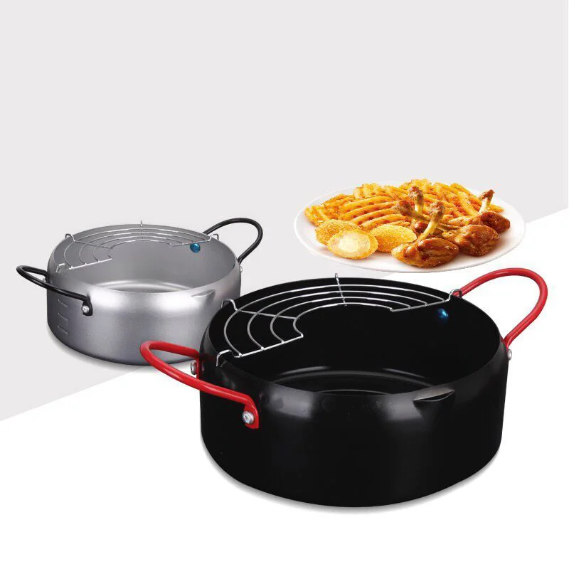 Кухонный горшок 22 см темпура сковорода японский стиль фритюрница питьевые