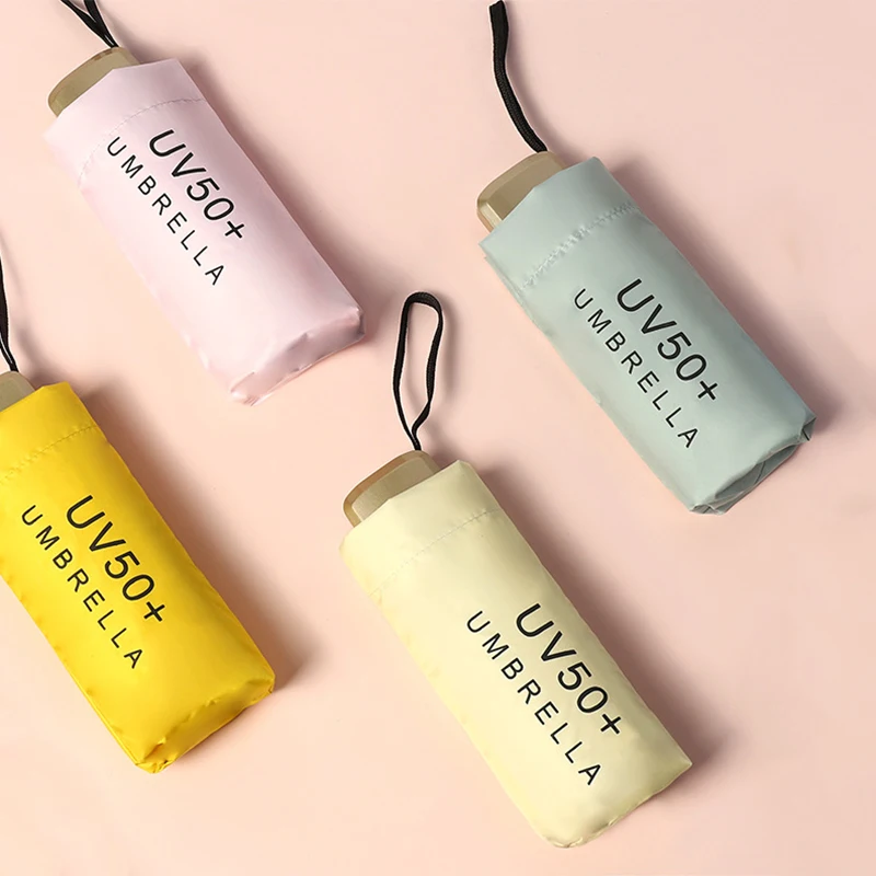 Женский мини-зонт с защитой от солнца | Дом и сад