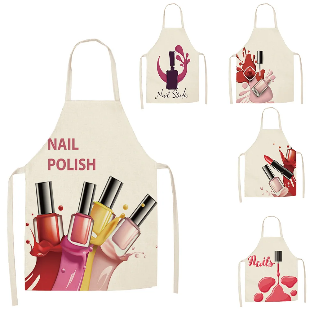 Кухонные фартуки цветочный Лак для ногтей тема унисекс ужин семейная вечеринка