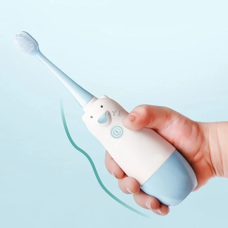 Xiaomi Youpin Cute bear Детская электрическая зубная щетка звуковая волна чистый зуб десны щетка головка батарея Замена водонепроницаемый