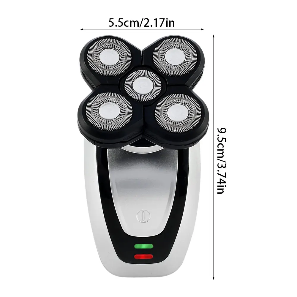 

NEW Wet Dry Electric Shaver for Men Beard Hair Trimmer Electric Razor Rechargeable Bald Shaving Machine LCD Display Grooming Kit