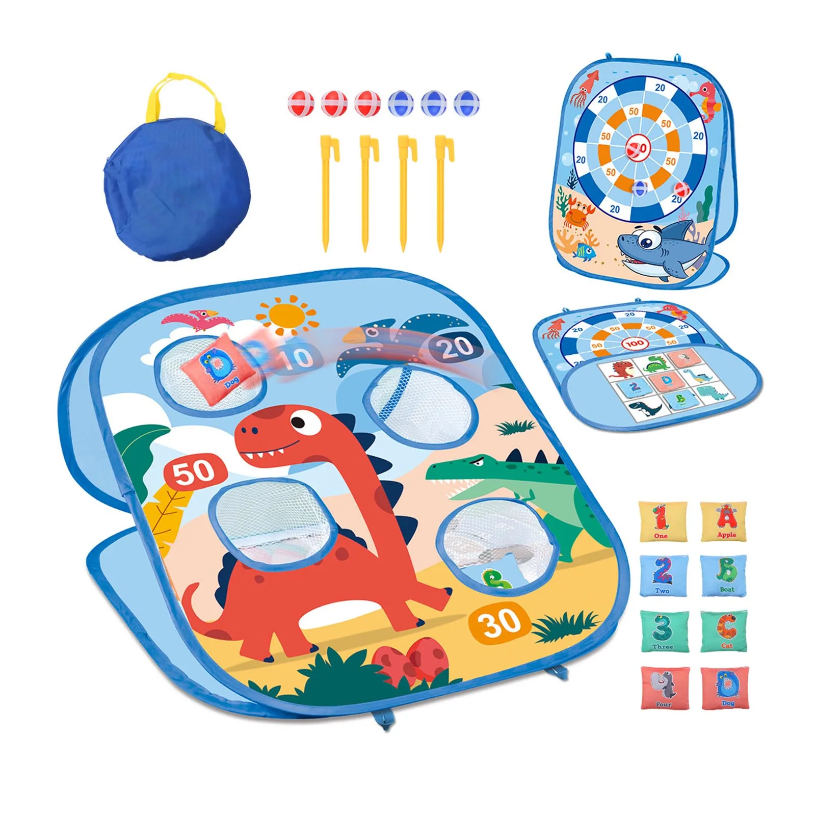 

Kids Bean Bag Toss Game Cornhole Toss Game Set For Lawn Game Bean Bag Toss Game For Kids Double Sided Kids Sandball Board Kids