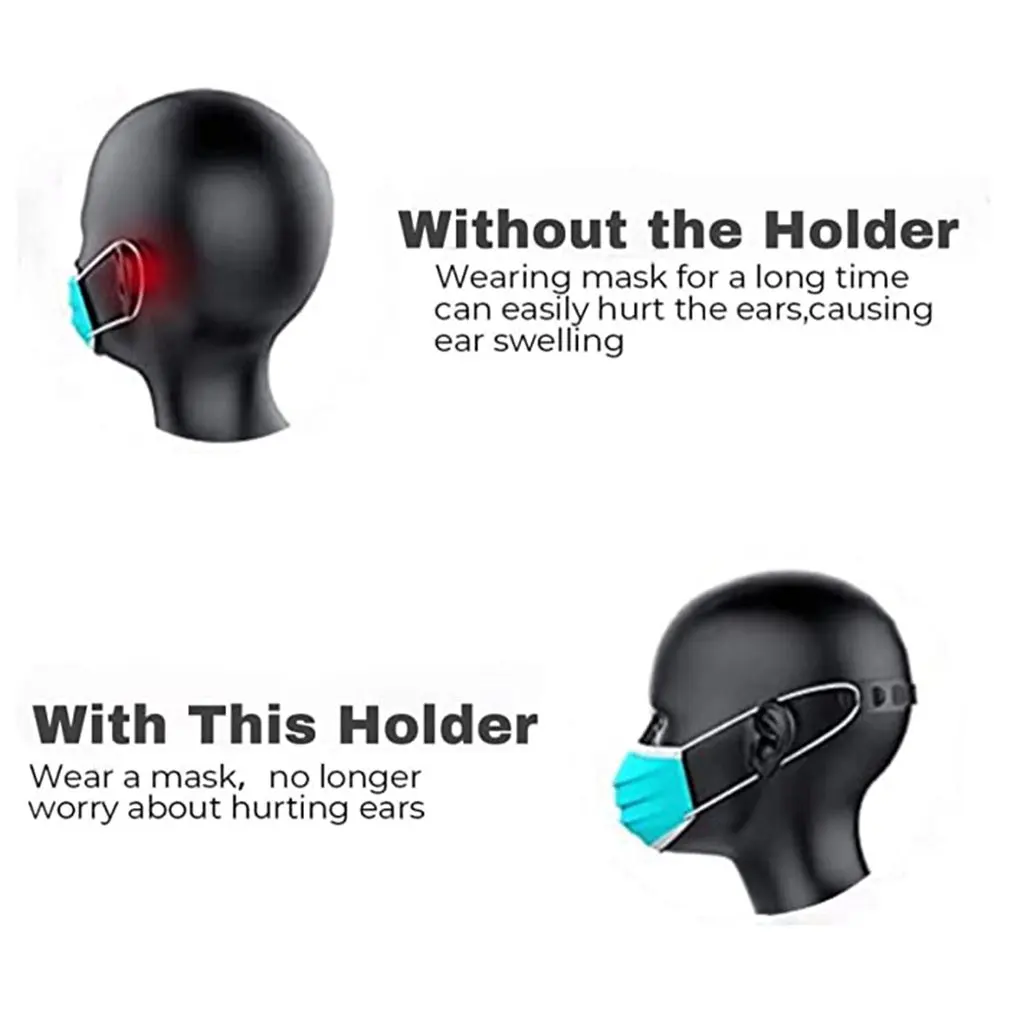

Face Mask Adjustable Extender Strap Relieving Pressure Of Ears Daily Outlet Cover Earhook Adjustment Buckle