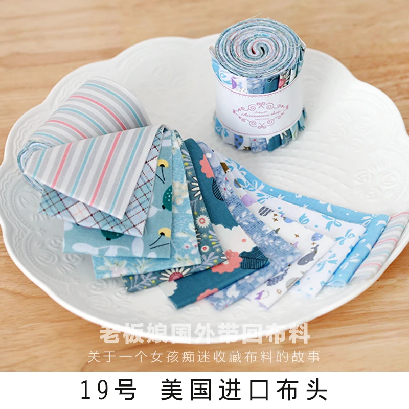 ZXIIXZ 10 шт. 6 2*110 см DIY ткани Новое поступление красочный дизайн швейная Материал