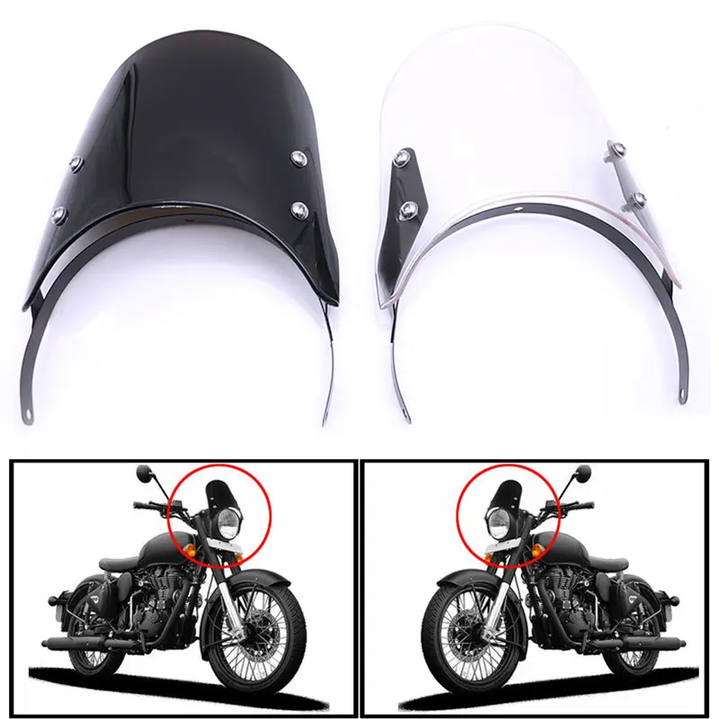 Ветровое стекло ROAOPP для мотоцикла спойлер лобового стекла ветровой экран Royal Enfield