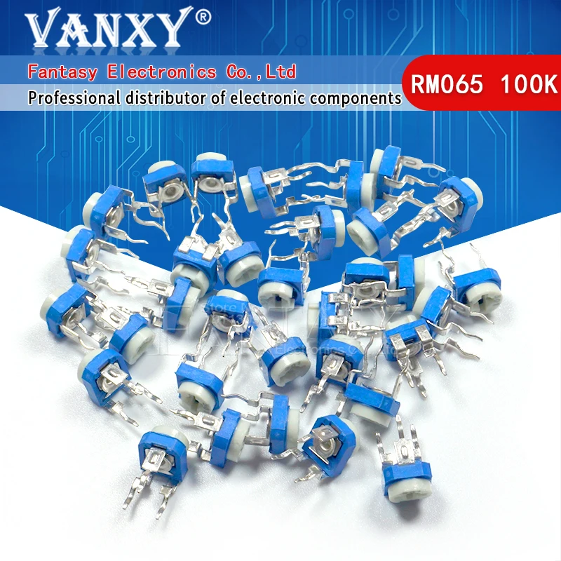 20 шт. Подстроечный резистор RM065 100K Ом 104|variable resistor|trimmer potentiometertrimpot trimmer |