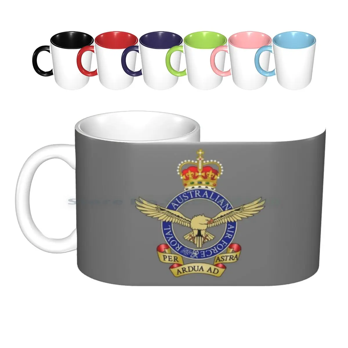 

Badge Of The Royal Australian Air Force Ceramic Mugs Coffee Cups Milk Tea Mug Of The Royal Australian Air Force Day Emblem Seal