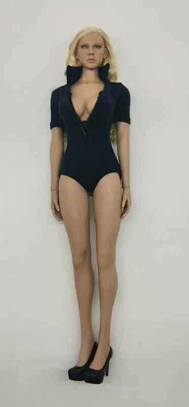 

1:6 Figure Accessory Tight jumpsuit swimsuit model For 12" female Doll Type 2