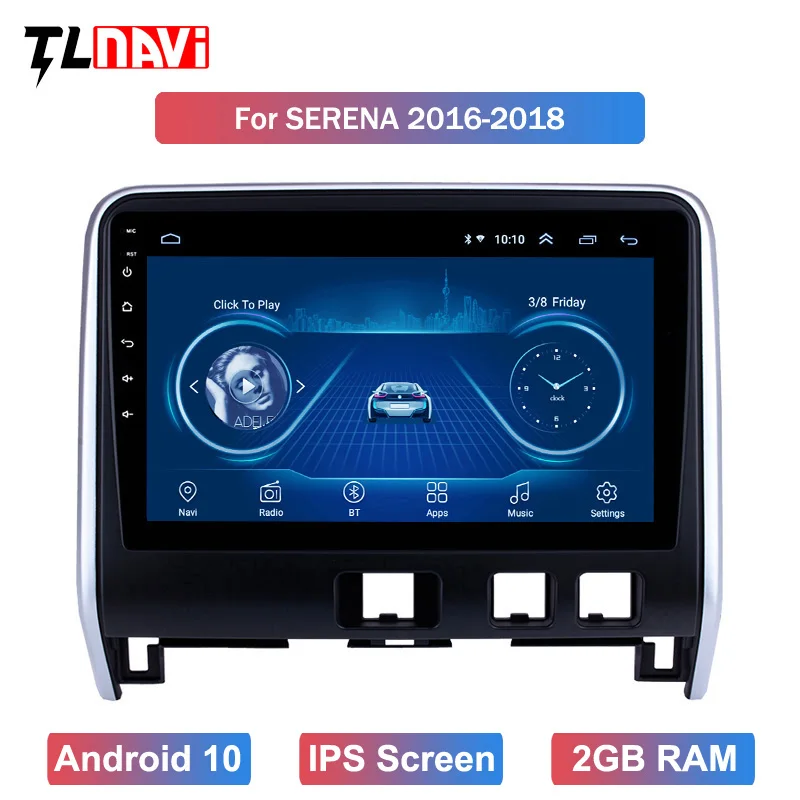 10 1 &quotAndroid для 2016 2017 2018Nissan Серена GPS навигационная система головное устройство