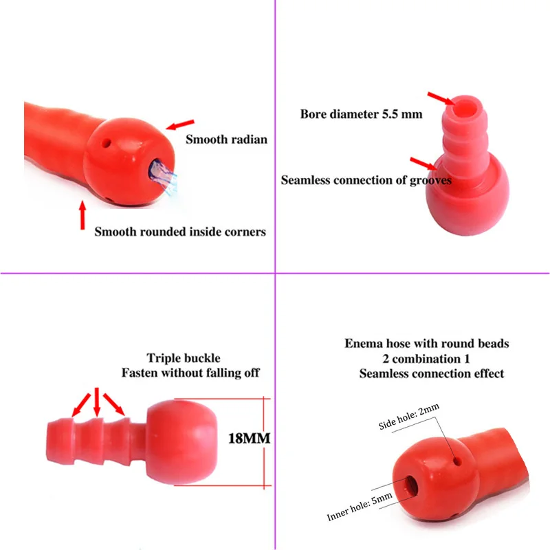Wetips силиконовая Анальная очистка душевой кабины портативная душевая кабина