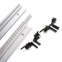 1pc scale miter slot track woodworking table saw assembly removable left and right scale sliding slot tools