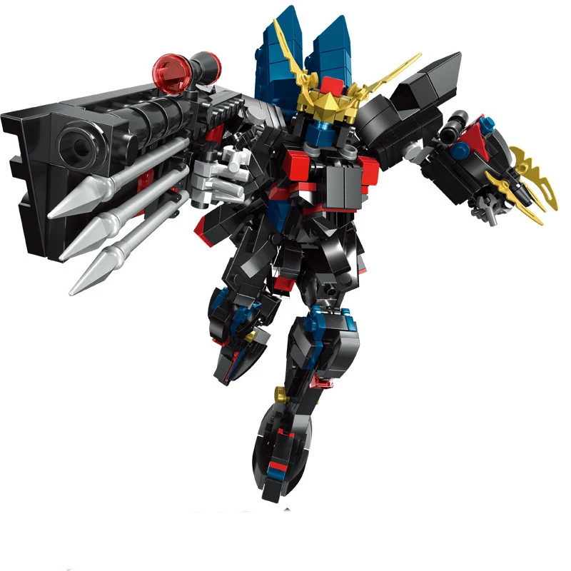 500pcs+ Robot Model Mecha Warrior Gundam Building Block Alien Educate Toys For Boys Black Friday Christmas Birthday Gifts - купить по