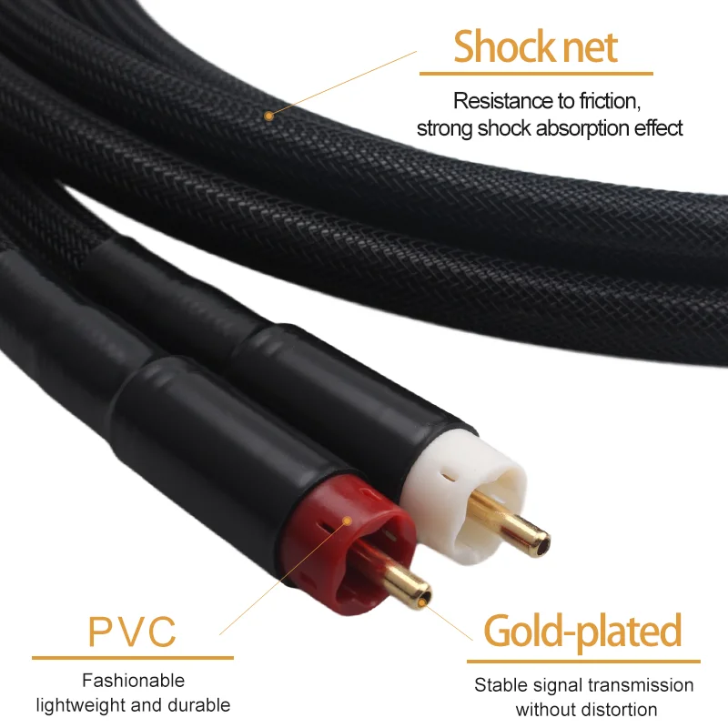 Кабель аудиосигнала Серый Рыцарь HIFI профессиональный аудио сигнальный кабель