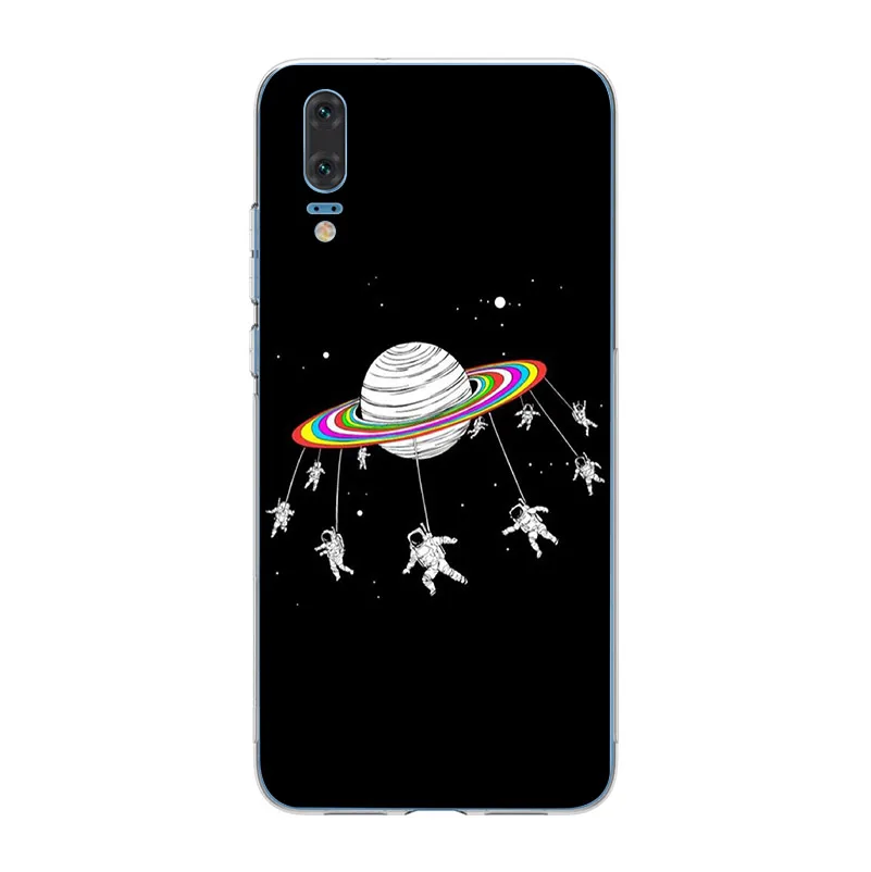 Ciciber для Huawei P20 P30 P10 P9 P8 Lite Pro Plus 2017 мягкие ТПУ чехлы телефонов Mate 20 10 9 X чехол Звезда