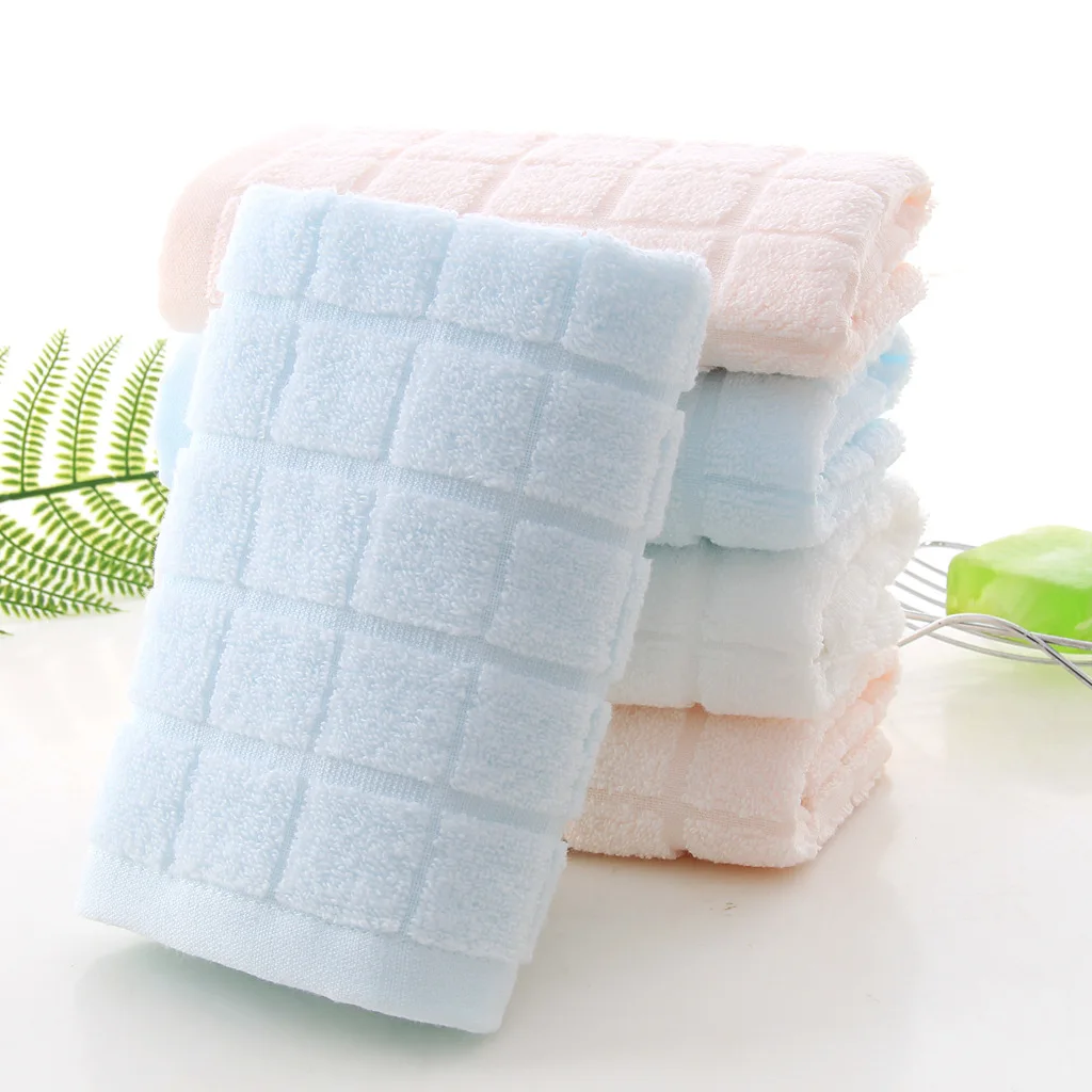 

Pure cotton plain water absorbent soft towel 100% cotton adult face towel for men and women