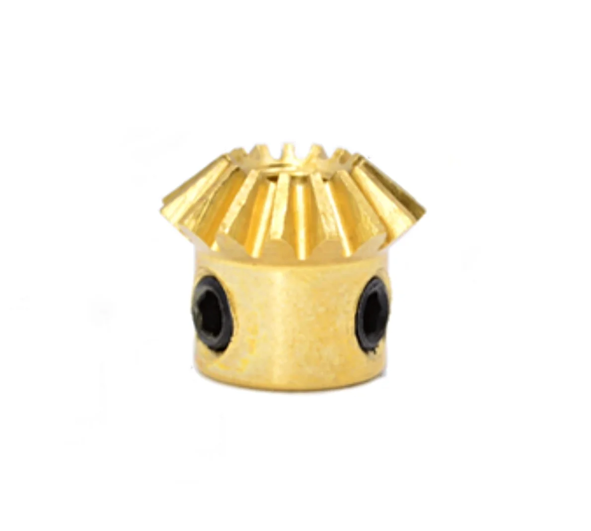 

2pcs 1M-15teeths OD:16.41mm Installation Distance:17mm Brass Bevel Gear Umbrella Gears
