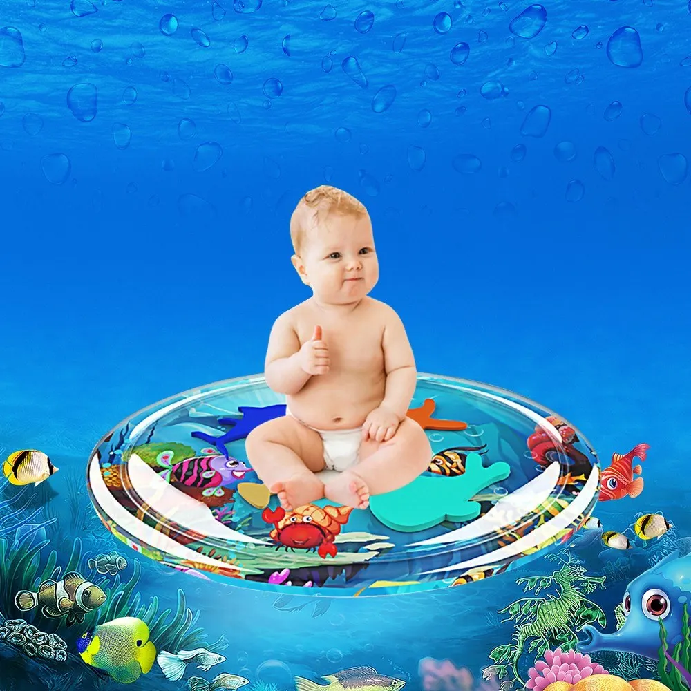 

Baby Oval Colorful Inflate Playing Mats Floor Activities Gym Crawling Kids Crawling Rug Play Rug Baby Play Carpet