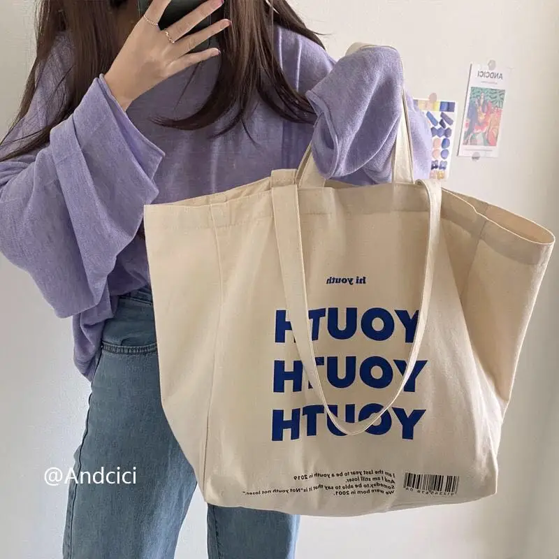 Новинка 2020 японская и Корейская сумка ins молодежная Холщовая Сумка через плечо с