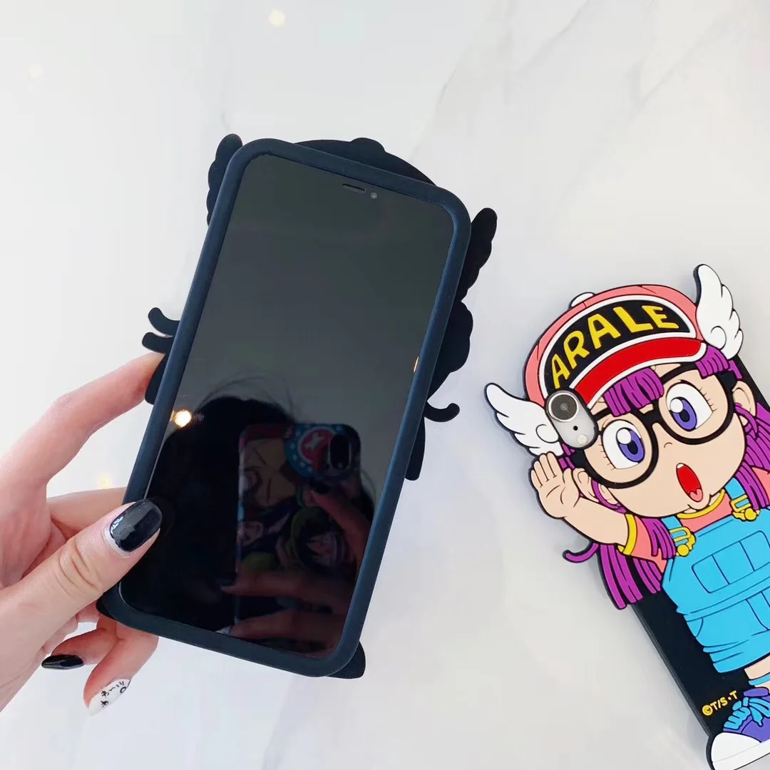 Для iphone 11Pro, японское аниме, 3D, милая кукла-машина, ARALE, ударопрочный силиконовый чехол для iphone MAX XS, XR, 7, 8 plus, чехол для телефона