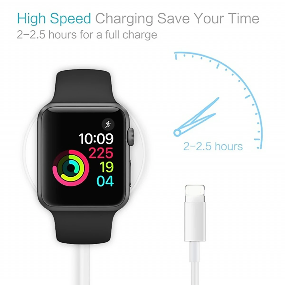 Быстрое беспроводное зарядное устройство для iWatch серии USB магнитный Apple Watch