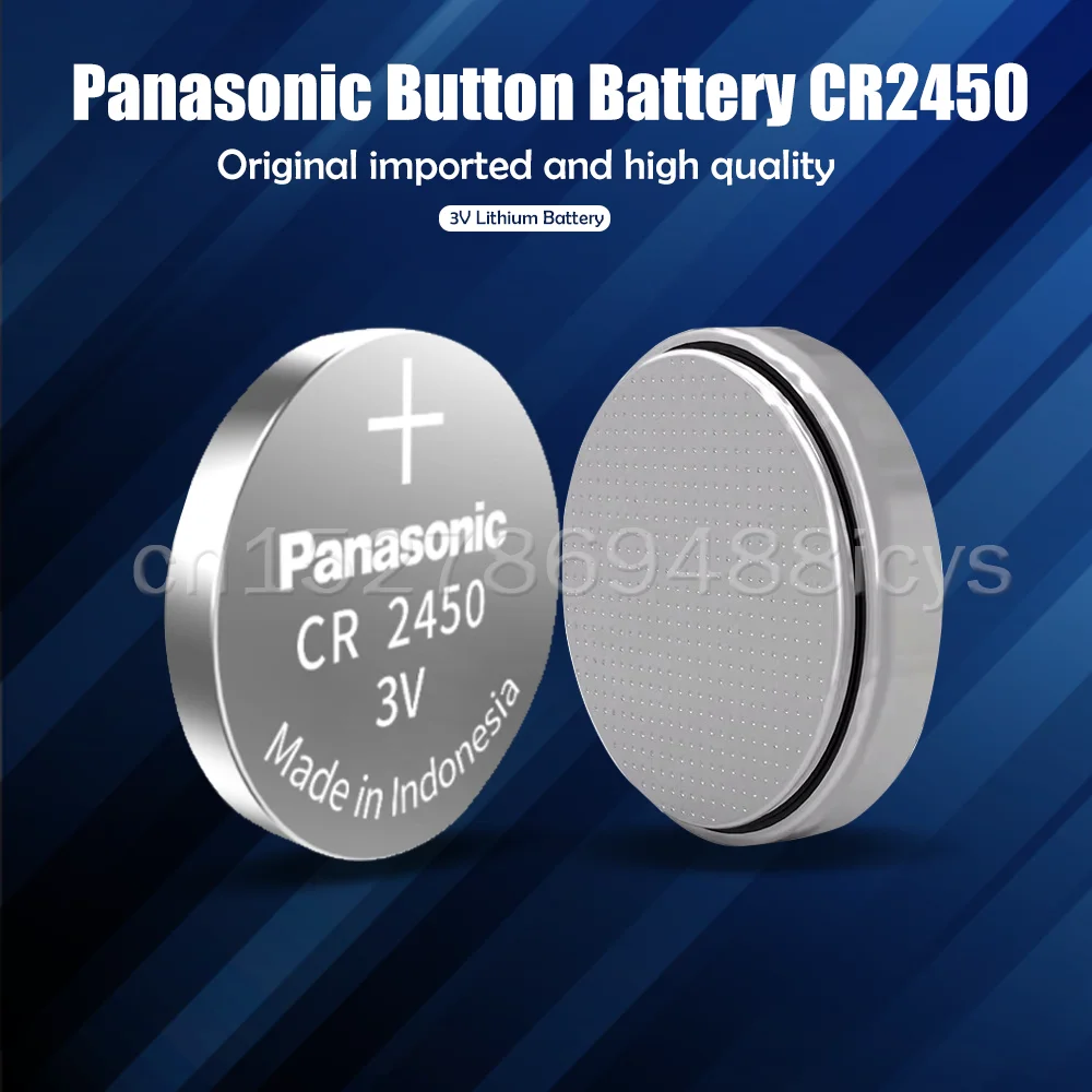 Батарейки кнопочные Panasonic CR2450 CR 2450 BR2450 KCR2450 5029LC LM2450 литиевая батарея 3 в для часов 5