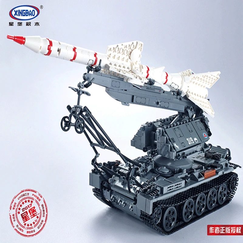 XingBao ракетка военная техника Танк T92 автомобили MOC русская креативная модель