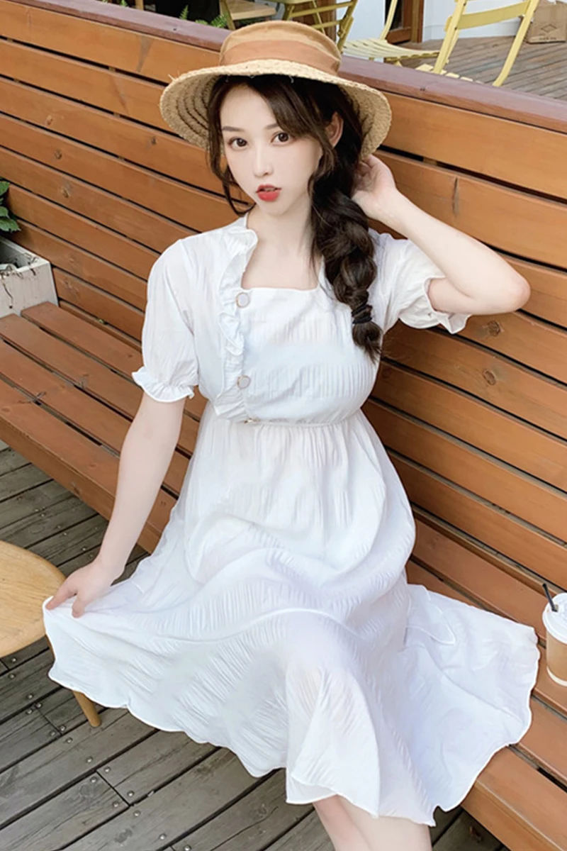 Женская юбка в Корейском стиле облегающее приталенное платье с квадратным