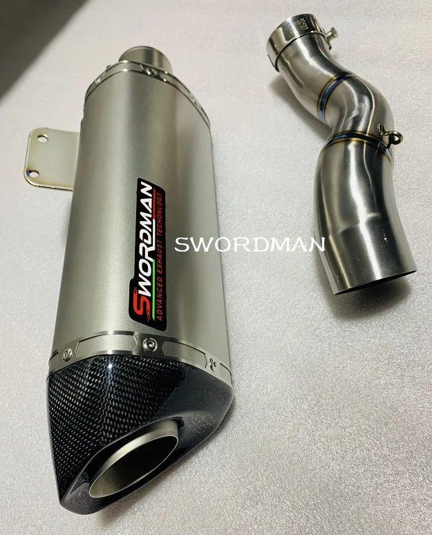 

Suitable for F900R modified silencer F900R XR titanium alloy exhaust pipe middle section connecting pipe