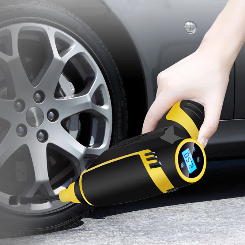 

Компрессор автомобильный портативный со светодиодной подсветкой, 150 PSI