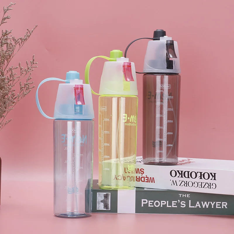 Пластиковая бутылка с распылителем USSC для воды спортивный чайник на открытом