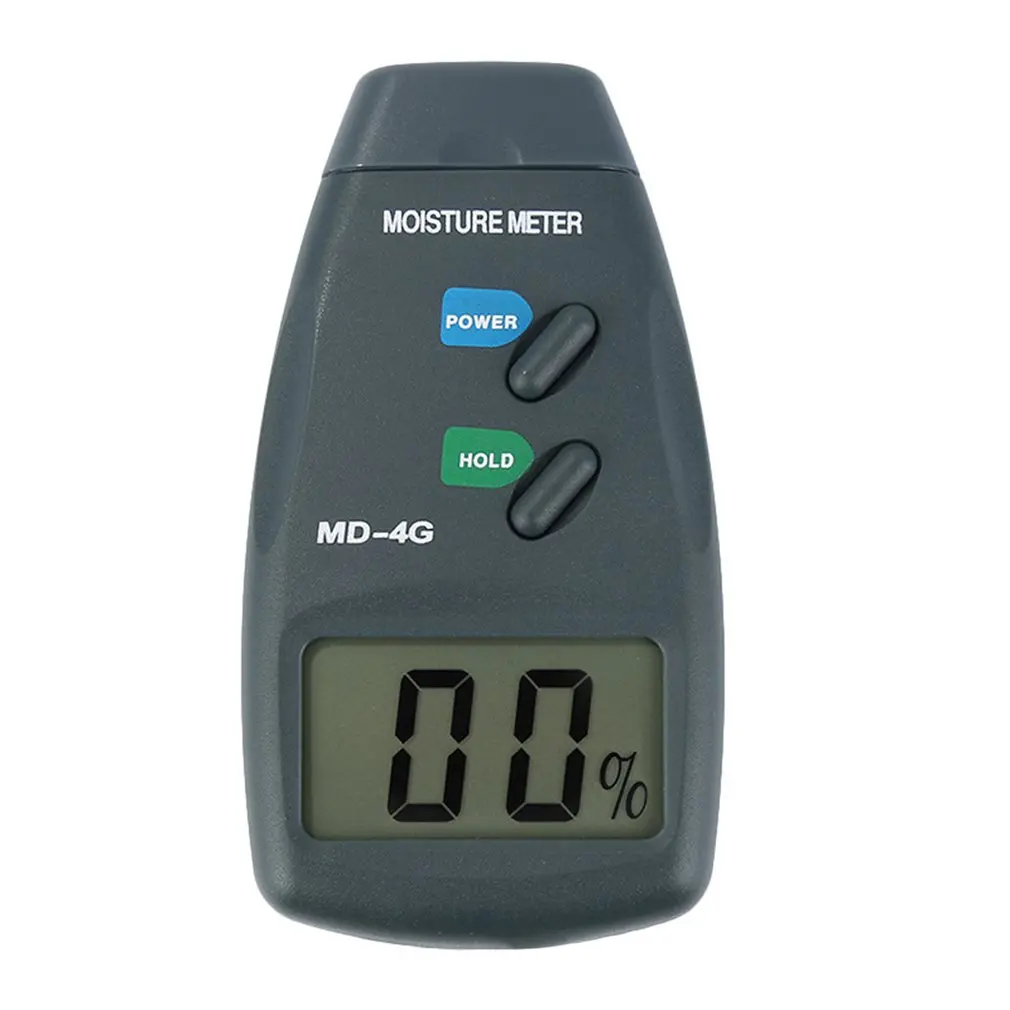 

Digital Moisture Meter, Pro Damp Detector Timber, Wood Tester Plaster Sensor 4-Pin Grey