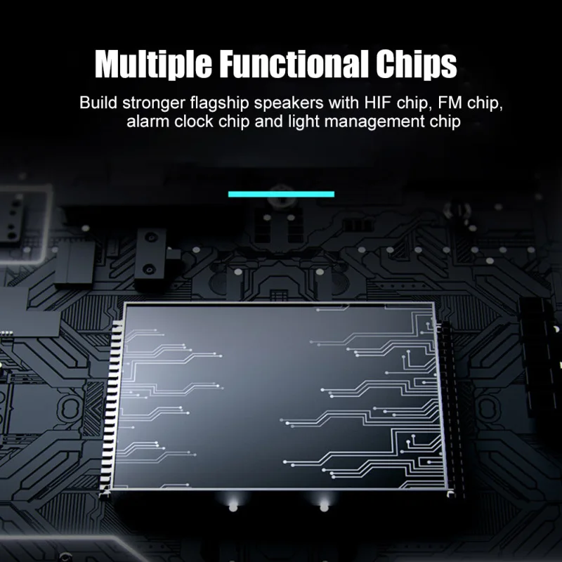 

M6 Owl Bluetooth Speaker Portable Column LED Flash Wireless Loudspeaker FM Radio Alarm Clock Speaker TF AUX USB music Center