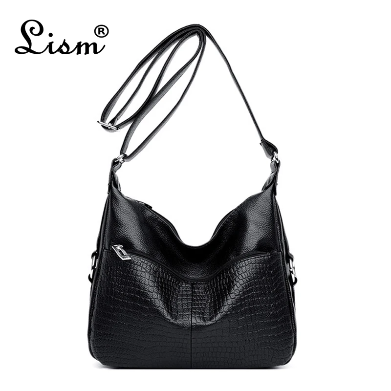 Дизайнерская Брендовая женская сумка LISM новинка весны 2020 через плечо из