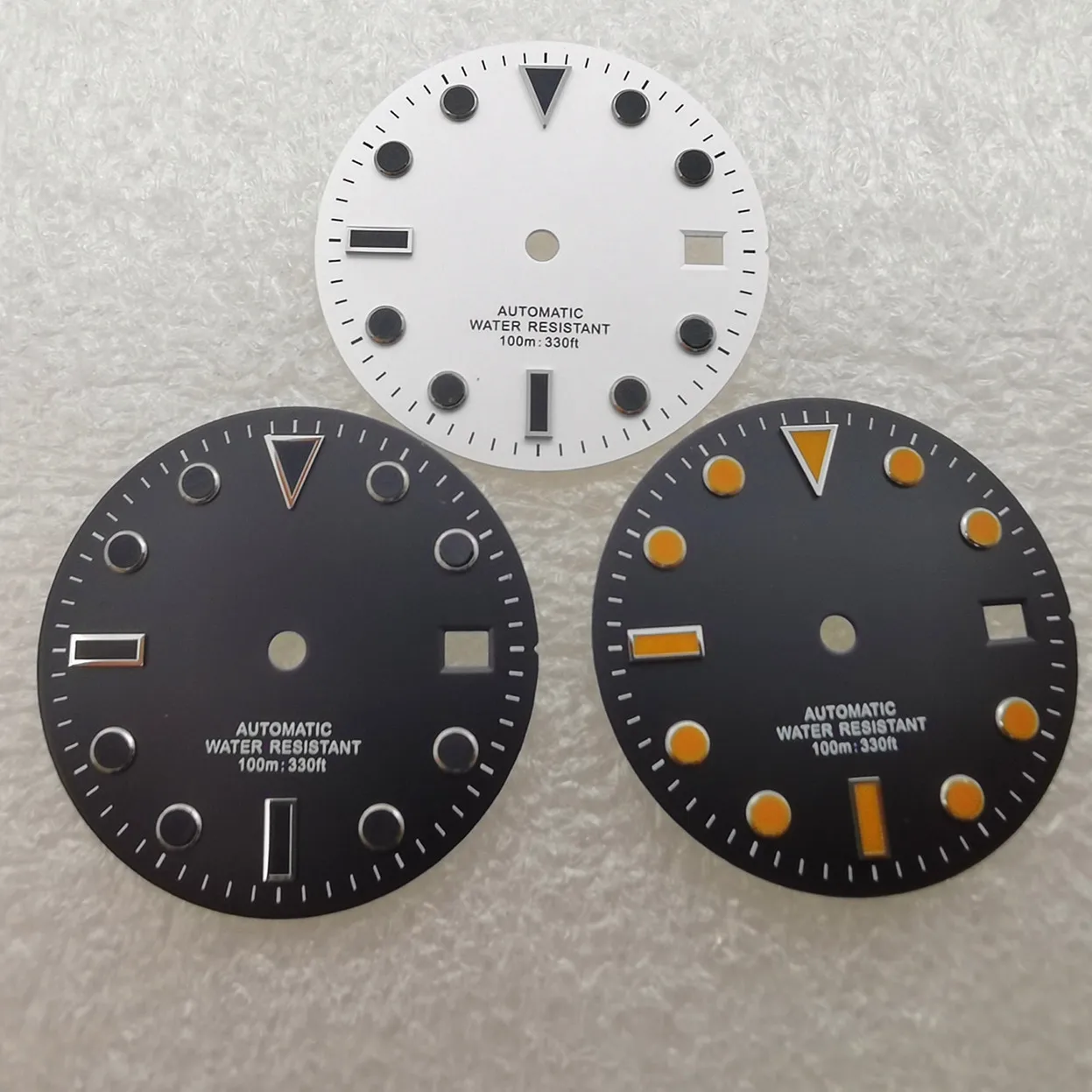 

28.5mm Water Ghost Sub Dial Literally No Luminous Suitable For Japan Nh35 Movement 40mm Stainless Steel Watch Case