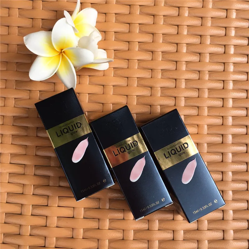 Жидкий текстовый маркер Make Up хайлайтер тональный крем перламутровый для лица