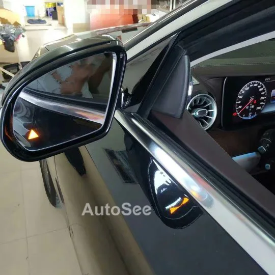 Для Mercedes для Benz C, E класс автомобиля BSW BLIS система предупреждения слепых зон 24 ГГц радар Датчик зеркало светодиодный светильник индикатор