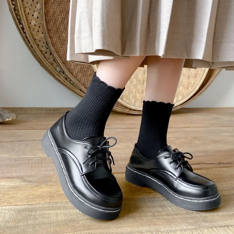 

1 пара, однотонные женские носки в Корейском стиле