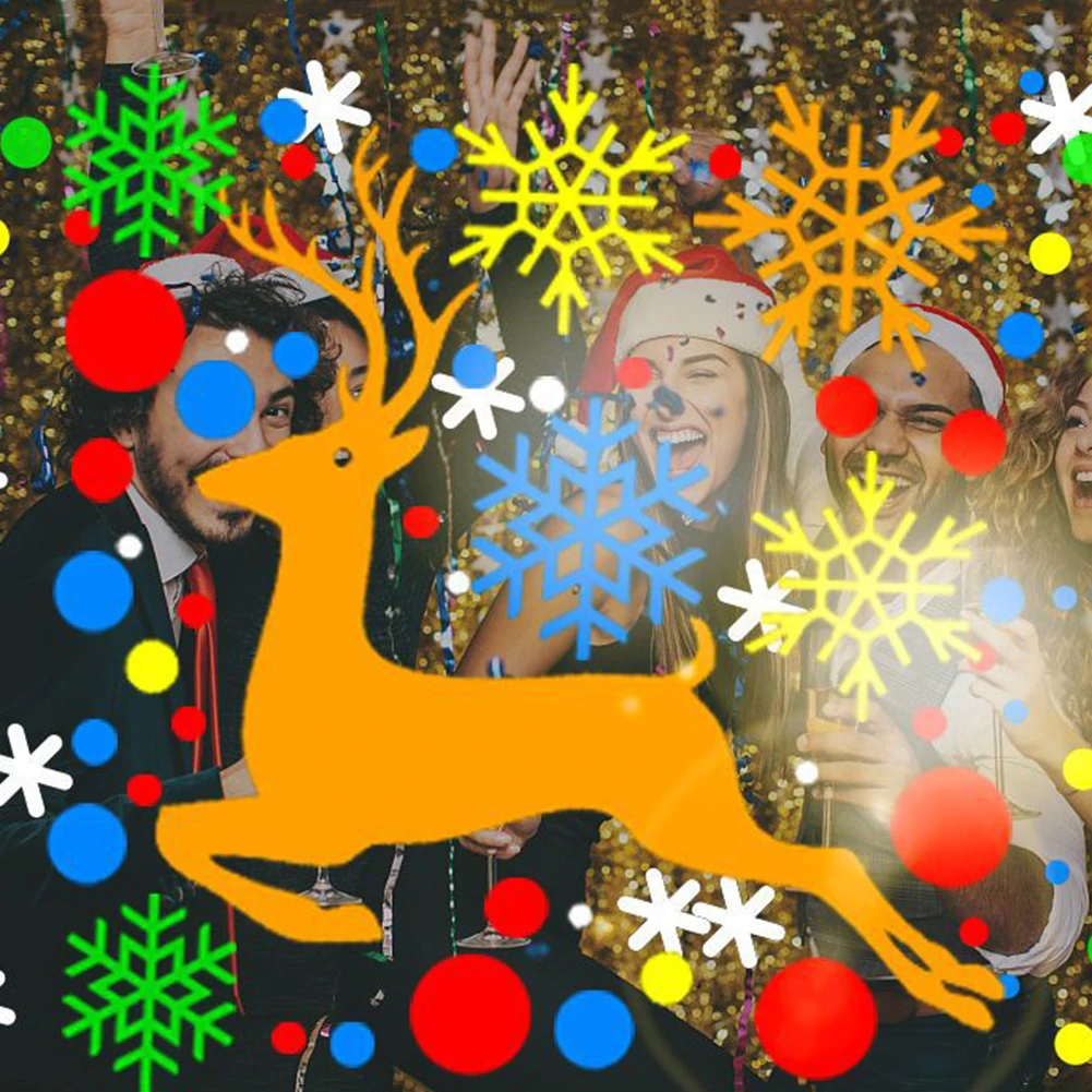 Светодиодный проектор Ночной светильник уличная проекционная лампа вращение на